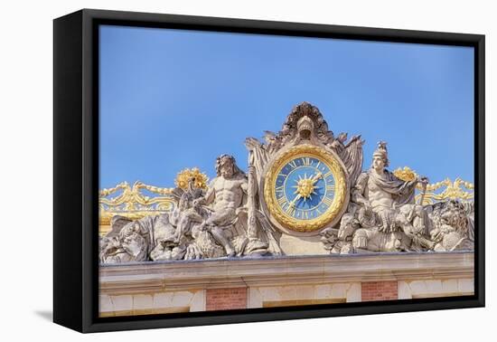 Palace Of Versailles III-Cora Niele-Framed Stretched Canvas