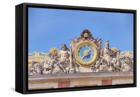 Palace Of Versailles III-Cora Niele-Framed Stretched Canvas