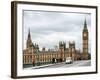 Palace of Westminster and Big Ben - Westminster Bridge - London - England - United Kingdom-Philippe Hugonnard-Framed Photographic Print