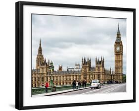 Palace of Westminster and Big Ben - Westminster Bridge - London - England - United Kingdom-Philippe Hugonnard-Framed Photographic Print