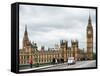 Palace of Westminster and Big Ben - Westminster Bridge - London - England - United Kingdom-Philippe Hugonnard-Framed Stretched Canvas