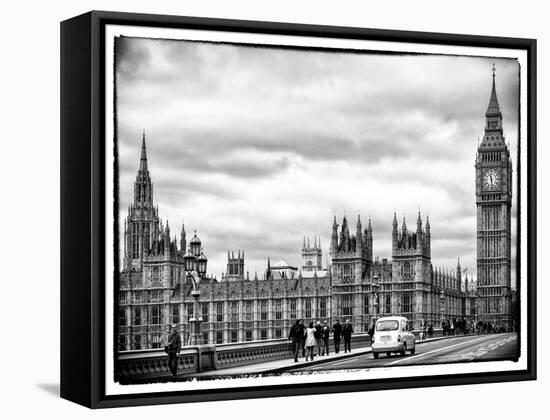 Palace of Westminster and Big Ben - Westminster Bridge - London - England - United Kingdom-Philippe Hugonnard-Framed Stretched Canvas