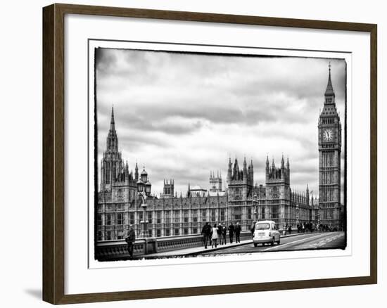 Palace of Westminster and Big Ben - Westminster Bridge - London - England - United Kingdom-Philippe Hugonnard-Framed Photographic Print