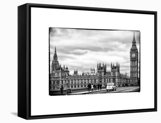 Palace of Westminster and Big Ben - Westminster Bridge - London - England - United Kingdom-Philippe Hugonnard-Framed Stretched Canvas