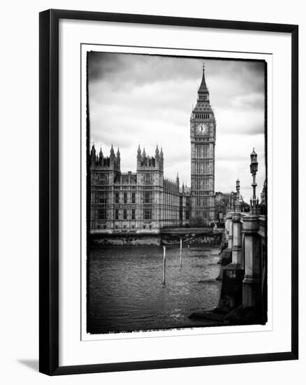 Palace of Westminster and Big Ben - Westminster Bridge - London - England - United Kingdom-Philippe Hugonnard-Framed Photographic Print