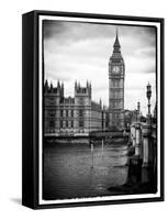 Palace of Westminster and Big Ben - Westminster Bridge - London - England - United Kingdom-Philippe Hugonnard-Framed Stretched Canvas