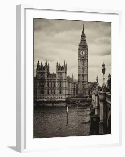 Palace of Westminster and Big Ben - Westminster Bridge - London - England - United Kingdom-Philippe Hugonnard-Framed Photographic Print