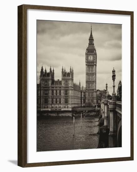 Palace of Westminster and Big Ben - Westminster Bridge - London - England - United Kingdom-Philippe Hugonnard-Framed Photographic Print