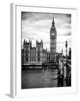 Palace of Westminster and Big Ben - Westminster Bridge - London - England - United Kingdom-Philippe Hugonnard-Framed Photographic Print