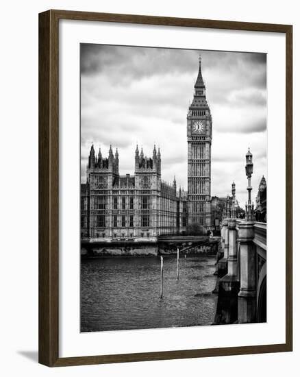 Palace of Westminster and Big Ben - Westminster Bridge - London - England - United Kingdom-Philippe Hugonnard-Framed Photographic Print