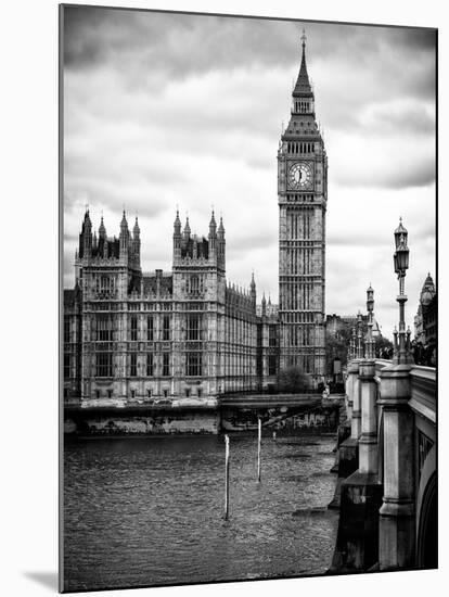 Palace of Westminster and Big Ben - Westminster Bridge - London - England - United Kingdom-Philippe Hugonnard-Mounted Photographic Print