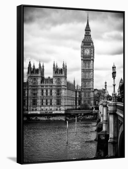 Palace of Westminster and Big Ben - Westminster Bridge - London - England - United Kingdom-Philippe Hugonnard-Framed Stretched Canvas