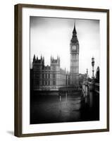 Palace of Westminster and Big Ben - Westminster Bridge - London - England - United Kingdom-Philippe Hugonnard-Framed Photographic Print