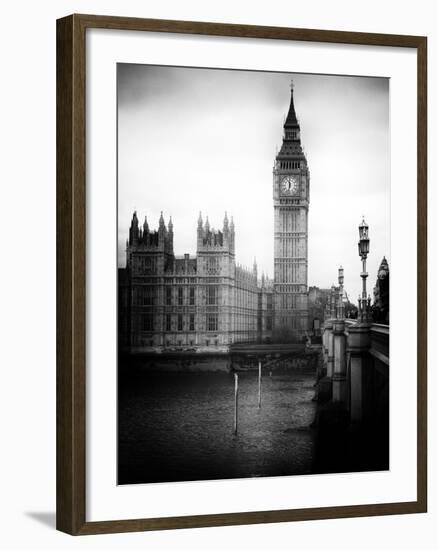 Palace of Westminster and Big Ben - Westminster Bridge - London - England - United Kingdom-Philippe Hugonnard-Framed Photographic Print