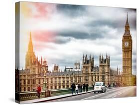 Palace of Westminster and Big Ben - Westminster Bridge - London - England - United Kingdom-Philippe Hugonnard-Stretched Canvas