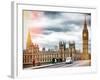 Palace of Westminster and Big Ben - Westminster Bridge - London - England - United Kingdom-Philippe Hugonnard-Framed Photographic Print