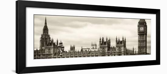 Palace of Westminster and Big Ben - Westminster Bridge - London - England - United Kingdom-Philippe Hugonnard-Framed Photographic Print