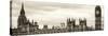 Palace of Westminster and Big Ben - Westminster Bridge - London - England - United Kingdom-Philippe Hugonnard-Stretched Canvas