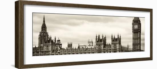 Palace of Westminster and Big Ben - Westminster Bridge - London - England - United Kingdom-Philippe Hugonnard-Framed Photographic Print