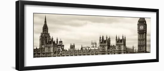 Palace of Westminster and Big Ben - Westminster Bridge - London - England - United Kingdom-Philippe Hugonnard-Framed Photographic Print