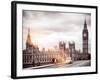 Palace of Westminster and Big Ben - Westminster Bridge - London - England - United Kingdom-Philippe Hugonnard-Framed Photographic Print