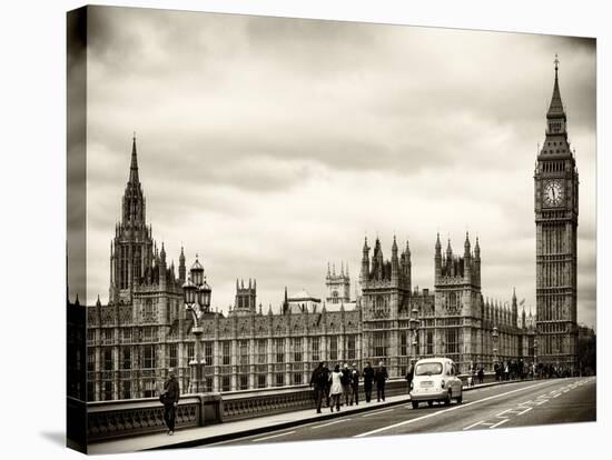 Palace of Westminster and Big Ben - Westminster Bridge - London - England - United Kingdom-Philippe Hugonnard-Stretched Canvas