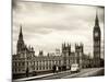 Palace of Westminster and Big Ben - Westminster Bridge - London - England - United Kingdom-Philippe Hugonnard-Mounted Photographic Print