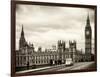 Palace of Westminster and Big Ben - Westminster Bridge - London - England - United Kingdom-Philippe Hugonnard-Framed Photographic Print