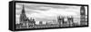 Palace of Westminster and Big Ben - Westminster Bridge - London - England - United Kingdom-Philippe Hugonnard-Framed Stretched Canvas