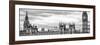 Palace of Westminster and Big Ben - Westminster Bridge - London - England - United Kingdom-Philippe Hugonnard-Framed Photographic Print