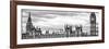 Palace of Westminster and Big Ben - Westminster Bridge - London - England - United Kingdom-Philippe Hugonnard-Framed Photographic Print