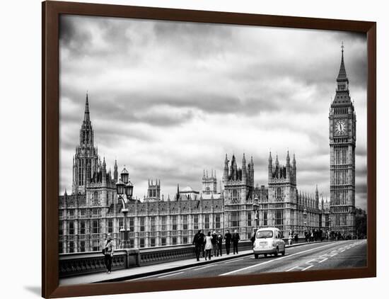 Palace of Westminster and Big Ben - Westminster Bridge - London - England - United Kingdom-Philippe Hugonnard-Framed Photographic Print