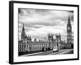 Palace of Westminster and Big Ben - Westminster Bridge - London - England - United Kingdom-Philippe Hugonnard-Framed Photographic Print