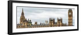 Palace of Westminster and Big Ben - Westminster Bridge - London - England - United Kingdom-Philippe Hugonnard-Framed Photographic Print