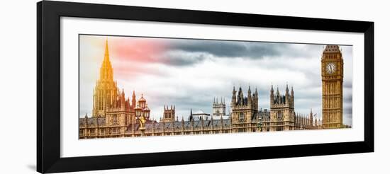 Palace of Westminster and Big Ben - Westminster Bridge - London - England - United Kingdom-Philippe Hugonnard-Framed Photographic Print