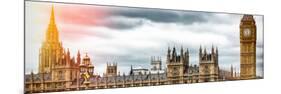 Palace of Westminster and Big Ben - Westminster Bridge - London - England - United Kingdom-Philippe Hugonnard-Mounted Photographic Print