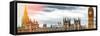 Palace of Westminster and Big Ben - Westminster Bridge - London - England - United Kingdom-Philippe Hugonnard-Framed Stretched Canvas