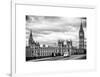 Palace of Westminster and Big Ben - Westminster Bridge - London - England - United Kingdom-Philippe Hugonnard-Framed Art Print