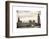 Palace of Westminster and Big Ben - Westminster Bridge - London - England - United Kingdom-Philippe Hugonnard-Framed Art Print