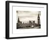 Palace of Westminster and Big Ben - Westminster Bridge - London - England - United Kingdom-Philippe Hugonnard-Framed Art Print