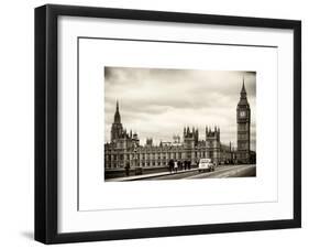 Palace of Westminster and Big Ben - Westminster Bridge - London - England - United Kingdom-Philippe Hugonnard-Framed Art Print