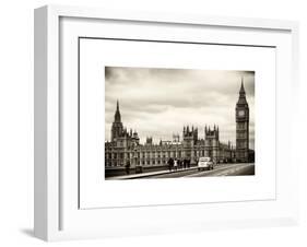 Palace of Westminster and Big Ben - Westminster Bridge - London - England - United Kingdom-Philippe Hugonnard-Framed Art Print