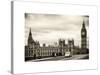 Palace of Westminster and Big Ben - Westminster Bridge - London - England - United Kingdom-Philippe Hugonnard-Stretched Canvas