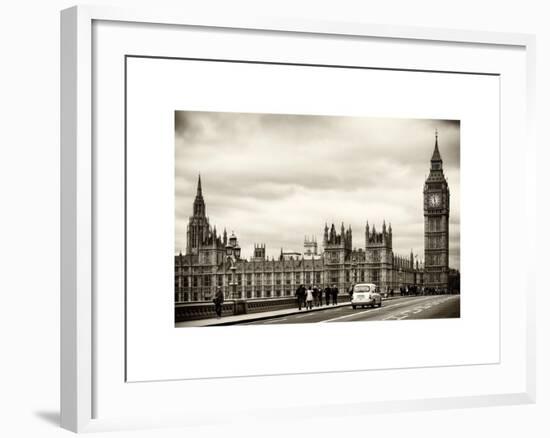 Palace of Westminster and Big Ben - Westminster Bridge - London - England - United Kingdom-Philippe Hugonnard-Framed Art Print