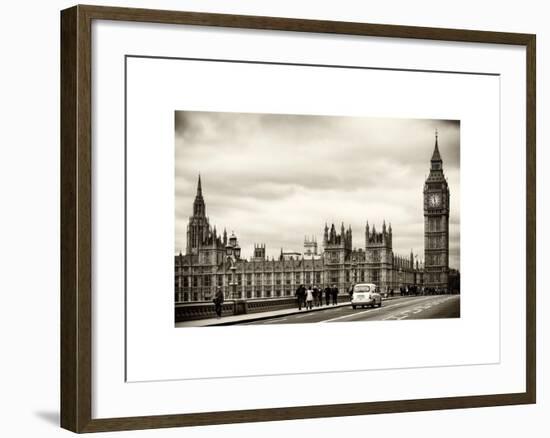 Palace of Westminster and Big Ben - Westminster Bridge - London - England - United Kingdom-Philippe Hugonnard-Framed Art Print