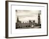 Palace of Westminster and Big Ben - Westminster Bridge - London - England - United Kingdom-Philippe Hugonnard-Framed Art Print