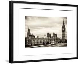 Palace of Westminster and Big Ben - Westminster Bridge - London - England - United Kingdom-Philippe Hugonnard-Framed Art Print