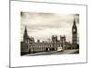 Palace of Westminster and Big Ben - Westminster Bridge - London - England - United Kingdom-Philippe Hugonnard-Mounted Art Print