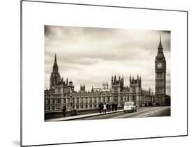 Palace of Westminster and Big Ben - Westminster Bridge - London - England - United Kingdom-Philippe Hugonnard-Mounted Art Print