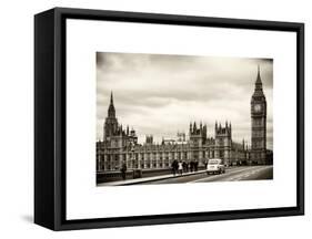 Palace of Westminster and Big Ben - Westminster Bridge - London - England - United Kingdom-Philippe Hugonnard-Framed Stretched Canvas